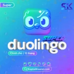 Tài khoản Duolingo Super