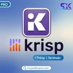Tài khoản Krisp AI Pro 1 Tháng giá rẻ