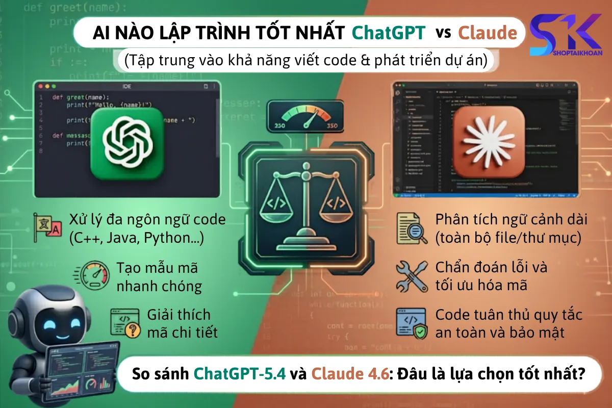 AI nào lập trình tốt nhất