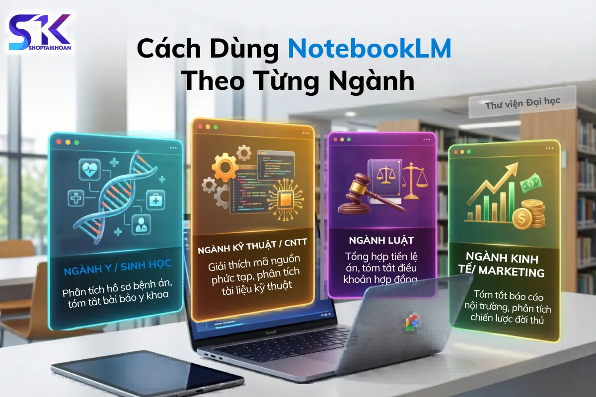 Cách Dùng NotebookLM Theo Từng Ngành — Case Study Thực Tế