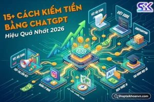 Kiếm Tiền Bằng ChatGPT: 15 Cách Thực Chiến Kèm Thu Nhập