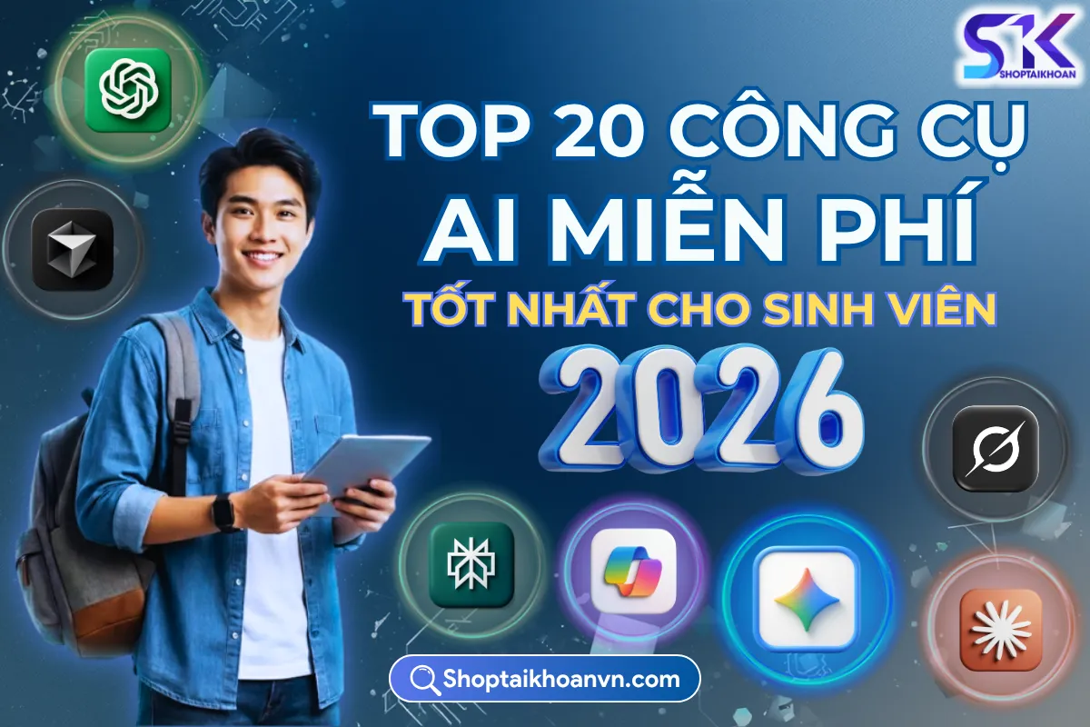 Top 20 Công Cụ AI Miễn Phí 2026: Hướng Dẫn Dùng Thực Chiến Cho Sinh Viên & Dân Đi Làm