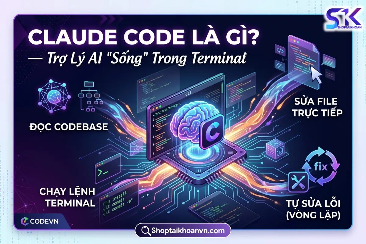Claude Code Là Gì? — Trợ Lý AI "Sống" Trong Terminal